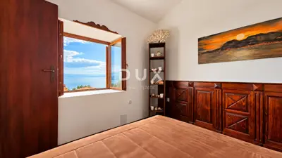 Stone house 86 m², Liganj - view of Kvarner - 11