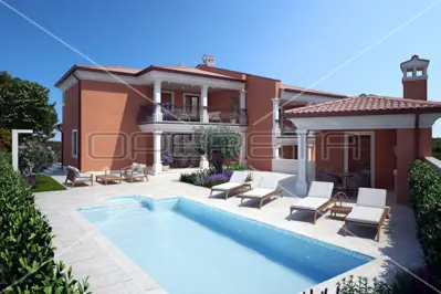 House 173 m², Buje - rustic with a pool