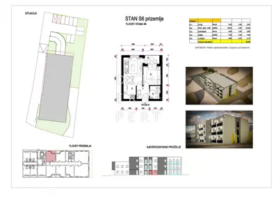 Resnik, Novogradnja, dvosoban stan u prizemlju, 32 m² - 6
