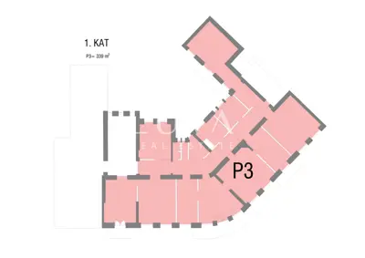 Gewerbefläche 1.235 m², Donji grad - Straßenbahnzone - 3