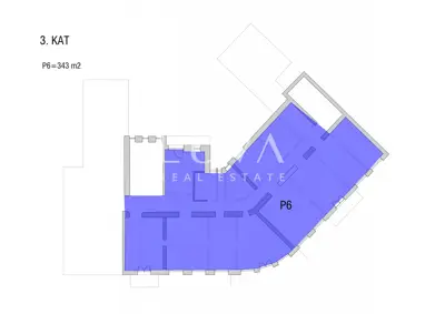 Gewerbefläche 1.235 m², Donji grad - Straßenbahnzone - 5