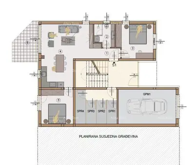 Stan 67,53 m², Valdebek, Pula - vrt i lođa - 7
