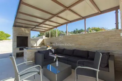 Villa 402 m², Murter - pool and view of Kornati - 13
