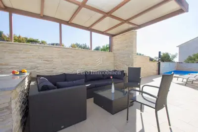Villa 402 m², Murter - pool and view of Kornati - 12