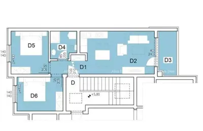 Stan 80,4 m², Pula - Šijana, 2 sobe i lođa - 19