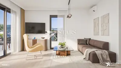 Stan 56,83 m², Martinkovac, 2SB+DB i balkon s pogledom na more - 9