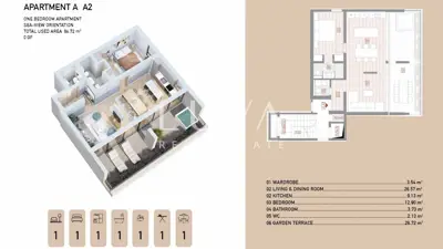 Apartment 64 m², Volosko, Opatija - open view and large terrace - 10