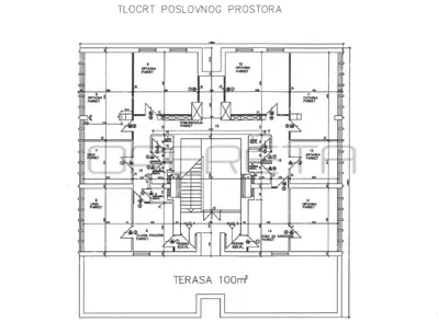 Gewerbefläche 221 m², Črnomerec, gesamte Etage des Hochhauses - 19