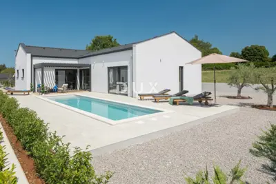 Istria, Sveti Petar u Šumi, prefabricated house, 147.70 m², pool