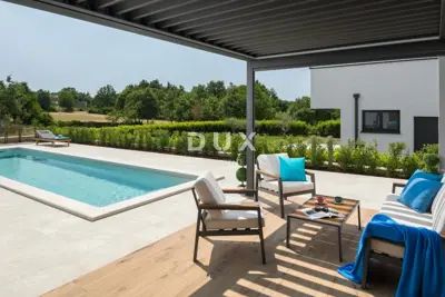 Istra, Sveti Petar u Šumi, Fertighaus, 147,70 m², Pool - 2