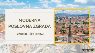 Zagreb, poslovna zgrada, investicijska prilika