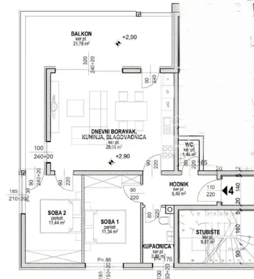 Wohnung zum Kauf in Povljana, 73 m² - 6