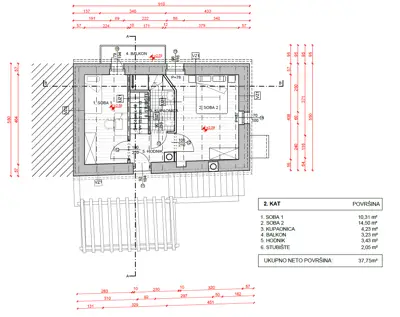 Stone house for renovation with sea view on Krk - 19