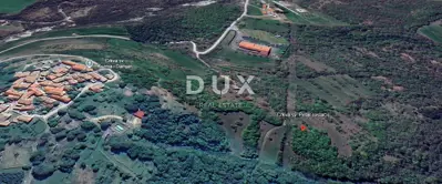 Building land, Boljun - peaceful location and views of the landscape