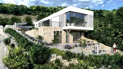 Grundstück, Motovun - Baugenehmigung und atemberaubender Panoramablick