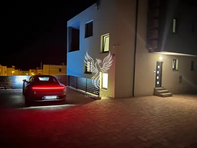Dvojna kuća, Vodice, pogled na more i bazen - 9