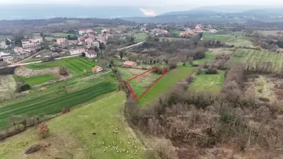 Građevinsko zemljište, Barban - dozvola za prizemnicu 210 m²