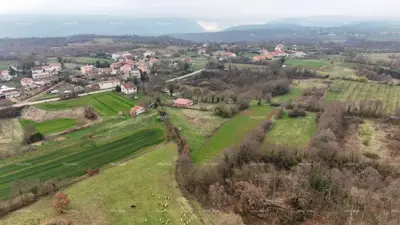 Building plot, Barban - permit for a single-storey house 210 m² - 3