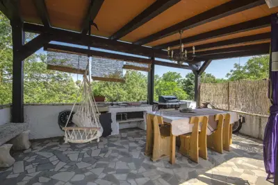 Steinhaus 101 m², Svetvinčenat, Pool und Terrasse - 5