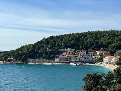 Baugrundstück, Drvenik - 50 m vom Strand entfernt, Meerblick