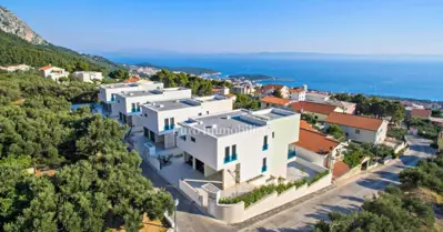 Luxury modern villa with sea view