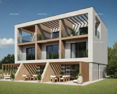 Apartment 114 m², Medulin - Meerblick und große Terrasse
