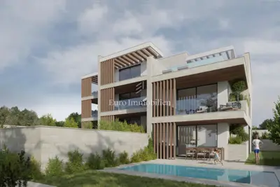 Građevinsko zemljište, Krk, pogled na more i idejni projekt