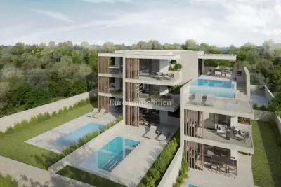 Građevinsko zemljište, Krk, pogled na more i idejni projekt - 2