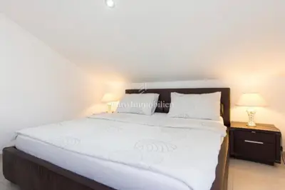 Penthouse s pogledom na more i vrtom, 300 m od mora, Njivice, otok Krk - 11
