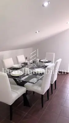 Penthouse s pogledom na more i vrtom, 300 m od mora, Njivice, otok Krk - 4