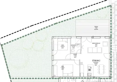 Apartman 70 m², Nerezine - terasa i vlastiti vrt - 9