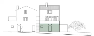 Apartman 70 m², Nerezine - terasa i vlastiti vrt - 10