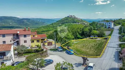 Building plot 700 m², Motovun - panoramic views