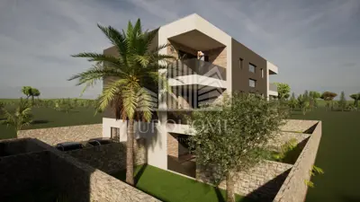 Privlaka, Sabunike, new build, three-bedroom apartment 74.47 m² + parking