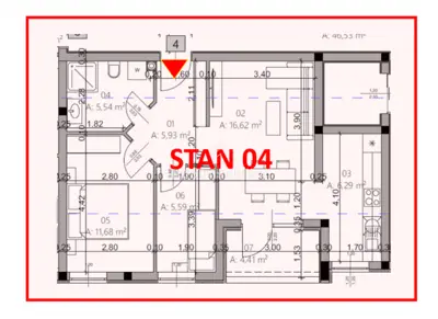 Apartment in Pula, Centar - 2 bedrooms, balcony - 15