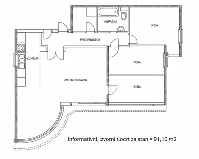 Stan 142 m², Trnje - Miramarska cesta, blizu centra - 24