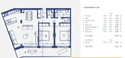 Apartment 122 m², Crveni Vrh, Umag - luxury settlement - 21