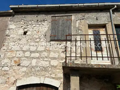Dvojna kamena kuća, Otok Hvar, pogled na more i vrt - 3
