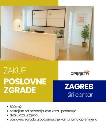 Gewerbeimmobilie zur Miete in Centar, 580 m²