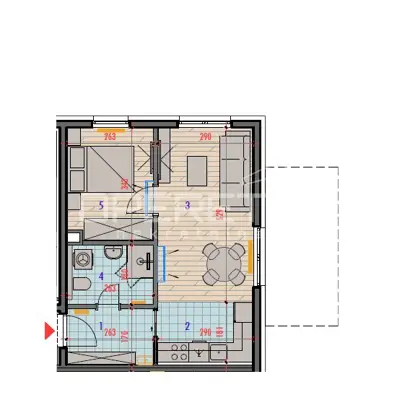 Stan 39 m², Donja Dubrava - novogradnja, 2-sobni - 7