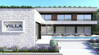 Impressive villa in Roh Bau phase near Poreč - 10