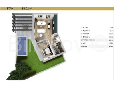 UMAG, WOHNUNG + GARTEN + POOL + STELLPLATZ, 183 m², NEUBAU - 6