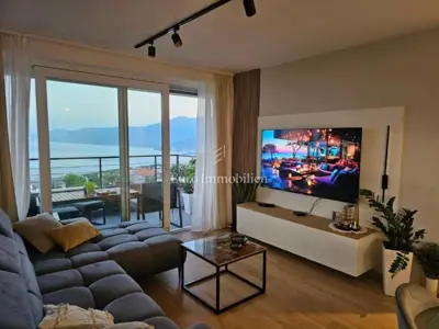 Kastav - furnished apartment with sea view and 2 parking spaces