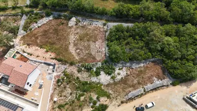 Baugrundstück 852 m², Malinska - Okolica, Meerblick - 2
