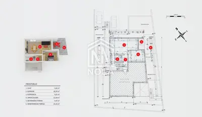 Stan 62 m², Vodice - vrt i terasa - 2