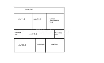 Wohnung 99 m², Visoka, Split - Vierzimmerwohnung in einem Privathaus - 21