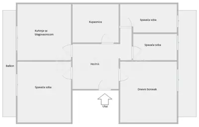 For Sale, Trešnjevka – Four-room apartment of 77.75 m² on the 1st floor of the building - 8