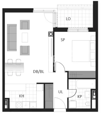 Wohnung zum Kauf in Delnice, 58,1 m²