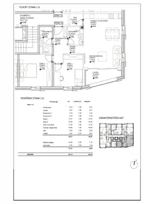 Apartment 93.1 m², Cres - strict center, 50 m from the sea - 12