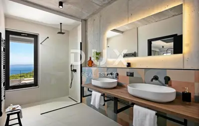 Vila 396 m², Rabac - pogled na more i bazen - 17